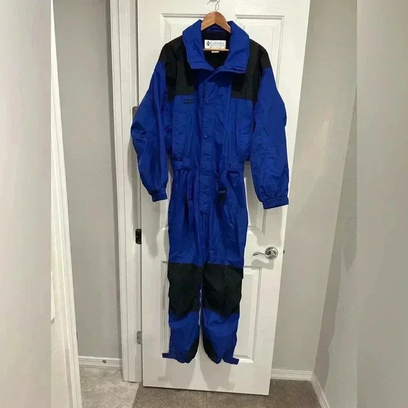 Columbia Shell One Piece Snow Ski Suit,Men's Large.Hit the slopes in retro style - Picture 1 of 6
